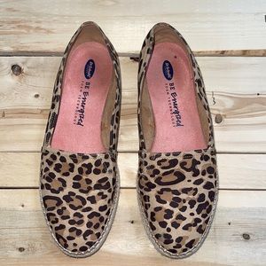 Dr. Scholl’s Find Me Leopard Print Espadrille Loafer. Size 9.